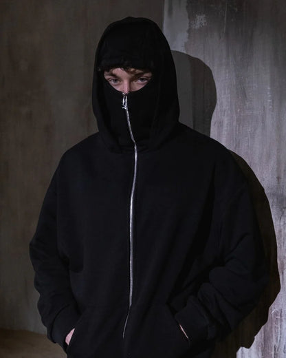 Expedient Balaclava Zip Hoodie – Winter Streetwear Edition