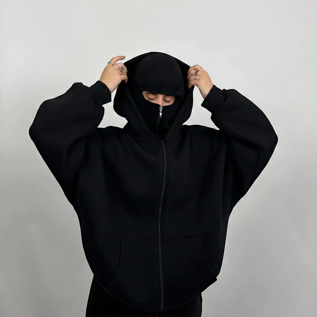Expedient Balaclava Zip Hoodie – Winter Streetwear Edition